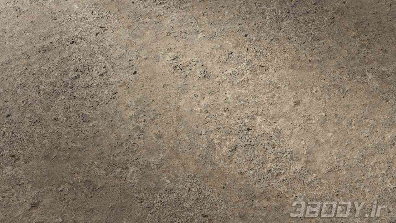 متریال بتن زبر rough concrete عکس 1